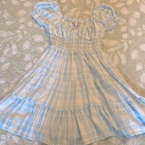 Princess Polly Daniela Blue/White Dress